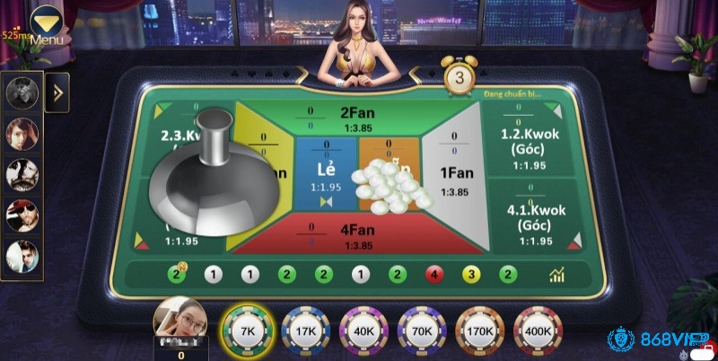 Kwok là việc đặt cược vào hai con số cụ thể
