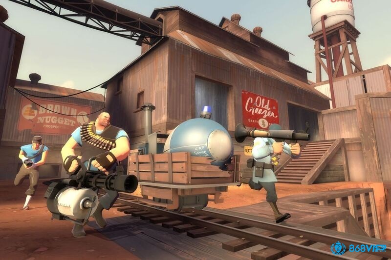 Team Fortress 2 là game FPS có lối chơi vui nhộn và hệ thống nhân vật phong phú