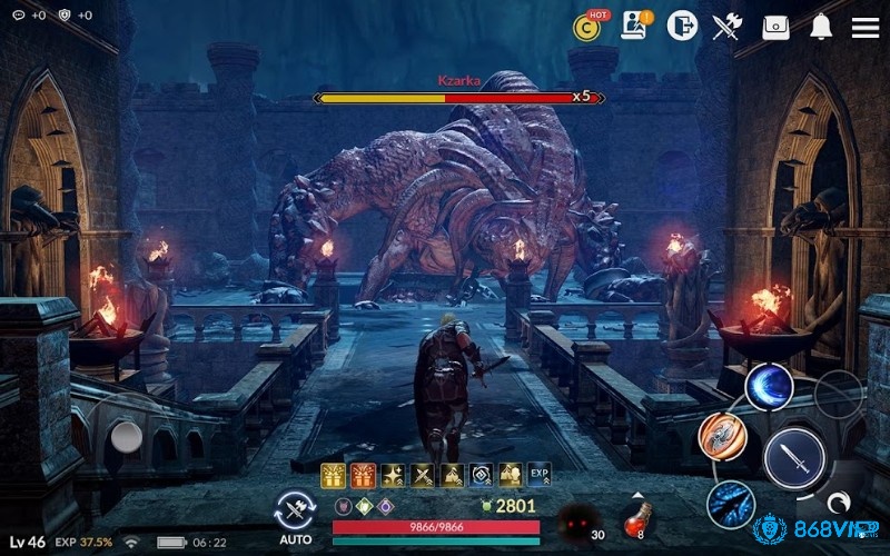 Black Desert Mobile mang đến thế giới mở rộng lớn với đồ họa chân thực và nhiều hoạt động thú vị cho người chơi