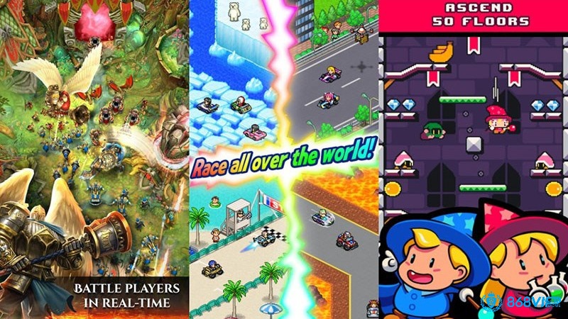 Game iOS miễn phí online với tính năng xã hội đặc sắc