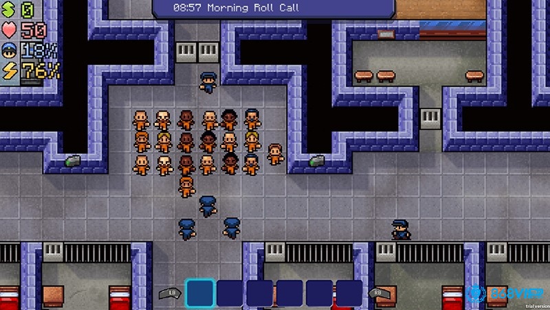 Game The Escapists 2 có đồ họa dạng pixel 2D ngộ nghĩnh và đầy hoài niệm