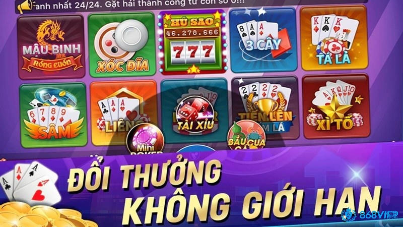 Game bài đổi thưởng rất phong phú và đa dạng nhiều thể loại, người chơi có thể thoải mái lựa chọn khi tham gia