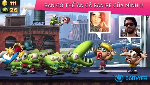 Nhiệm vụ chính của bạn là ăn các nạn nhân trên đường cũng như vượt các chướng ngại vật để về đích