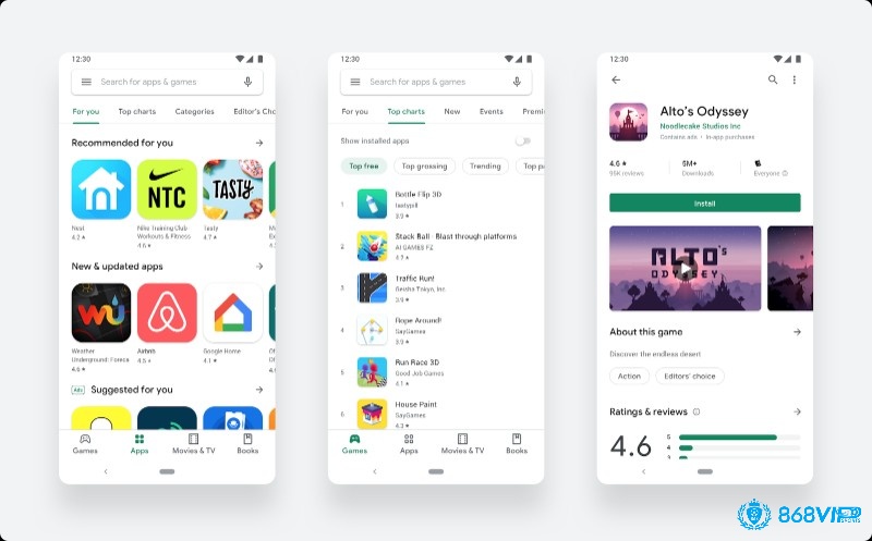 Play Store – nơi an toàn nhất để tìm và tải game Android yêu thích
