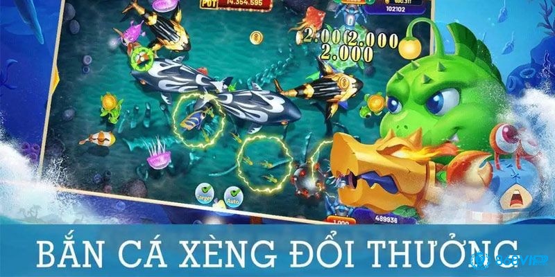 Bắn cá Xèng đổi thưởng sở hữu đồ hoạ 3D ấn tượng cùng hiệu ứng vô cùng đẹp mắt