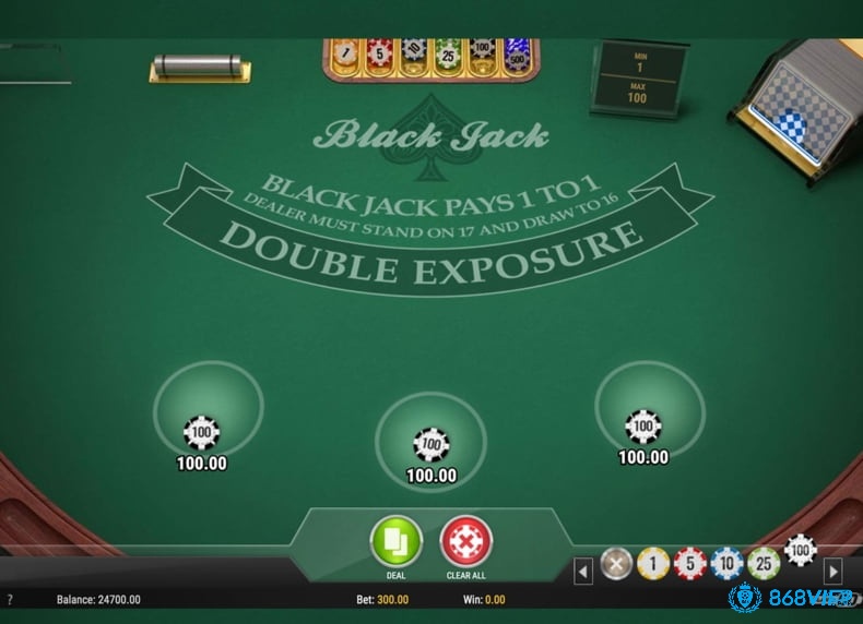 Phiên bản Blackjack Châu Âu này có một số điểm khác biệt ở vị trí nhà cái tạo nên đặc trưng cho trò chơi
