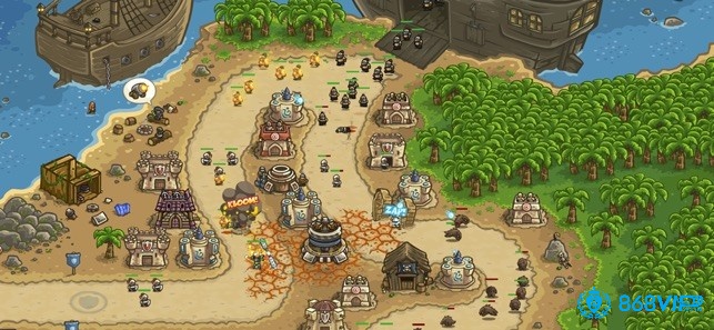 Series phòng thủ tháp nổi bật với đồ họa cartoon, nhiều tháp và anh hùng, gameplay cân bằng và thử thách tăng dần.