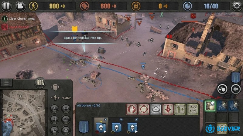 Game chiến thuật xây dựng quân đội hay mobile: tái hiện chiến trường Thế chiến II chân thực trên di động.