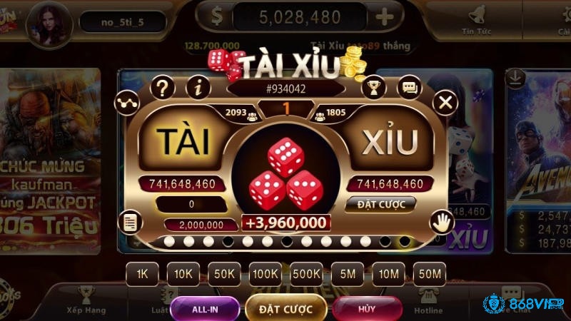Khám phá tài xỉu online uy tín cùng 868vip nhé!