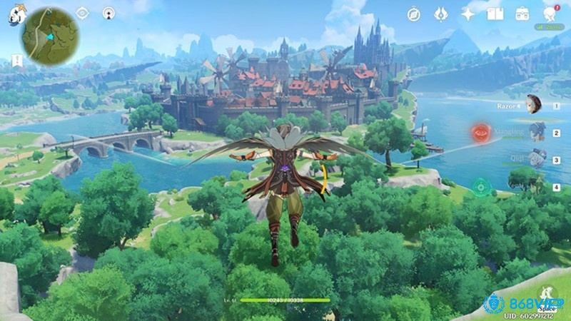 Đồ họa ấn tượng là yếu tố thu hút người chơi, mang đến một thế giới sống động và chân thực