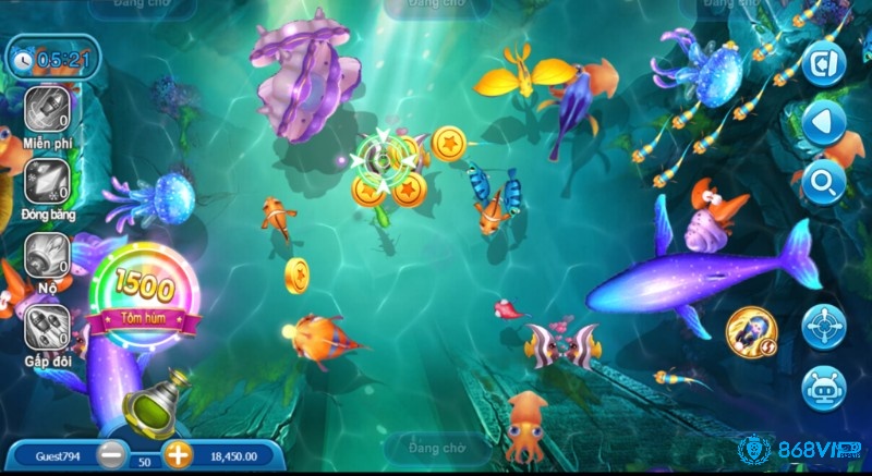 Tính năng hỗ trợ ưu việt trong game bắn cá Đại Dương