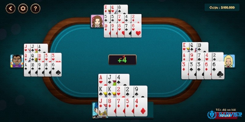 Mẹo xếp 3 phé, 3 sảnh, 3 thùng hiệu quả trong Mậu Binh