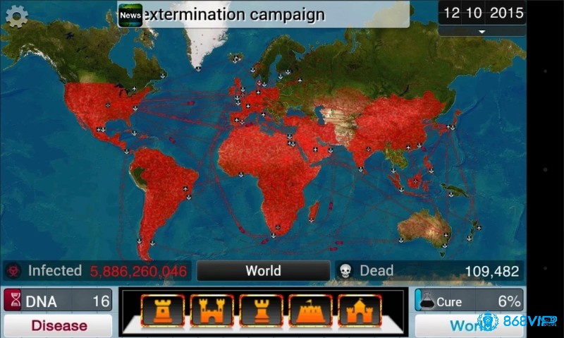 Plague Inc. mô phỏng chiến thuật độc lạ, lối chơi sáng tạo và mang tính giáo dục cao