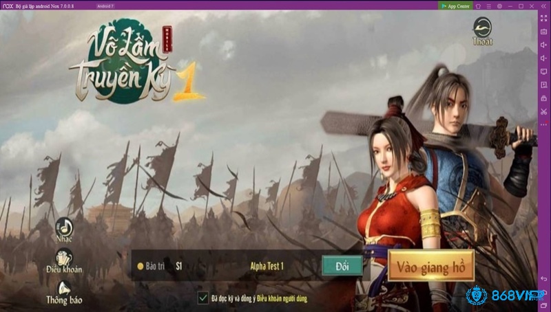 Người chơi có thể tải file APK hoặc bản giả lập từ trang web chính thức của NPH để nhận bản cập nhật sớm và sự kiện độc quyền