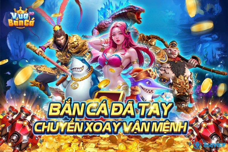 Lối chơi sáng tạo và sự kiện hấp dẫn giúp top game bắn cá đổi thưởng uy tín Vua Bắn Cá 3D nổi bật.