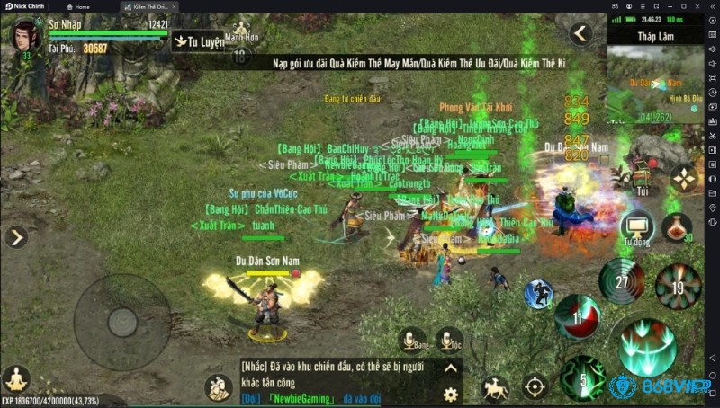 Kiếm Thế PC là top game nhập vai kiếm hiệp bang hội sôi động