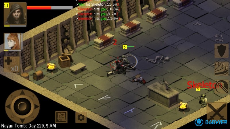 Phong cách RPG cổ điển đã đưa Exiled Kingdoms vào danh sách top game offline hay nhất cho Android.