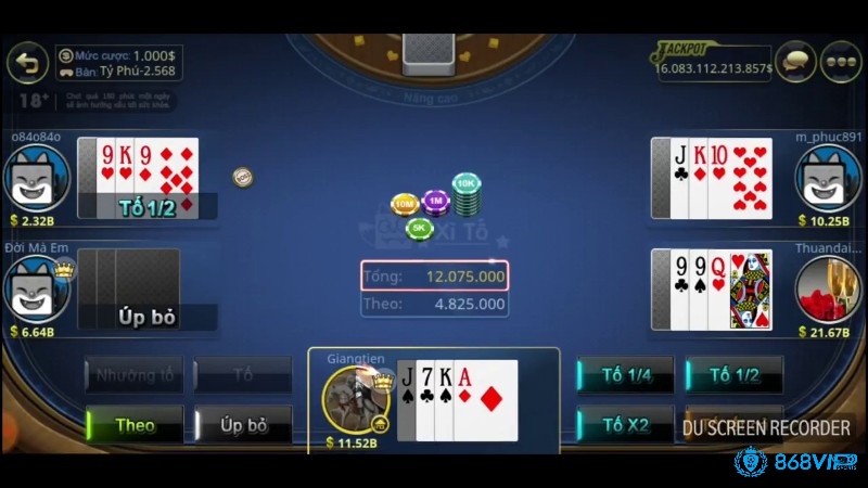 Xì tố offline cho iPhone trở nên kịch tính hơn nhờ AI thông minh và nhiều chế độ chơi khác nhau.