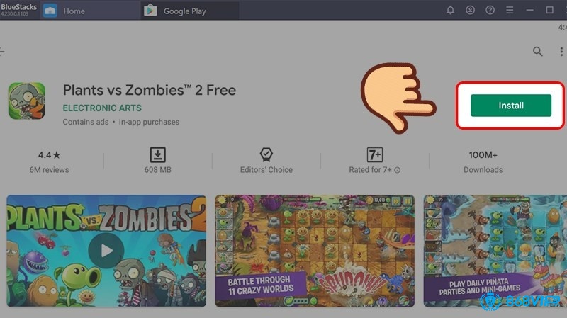 Tải Plants vs Zombies 2 PC từ CH Play để đảm bảo tính bảo mật và tương thích tuyệt đối.