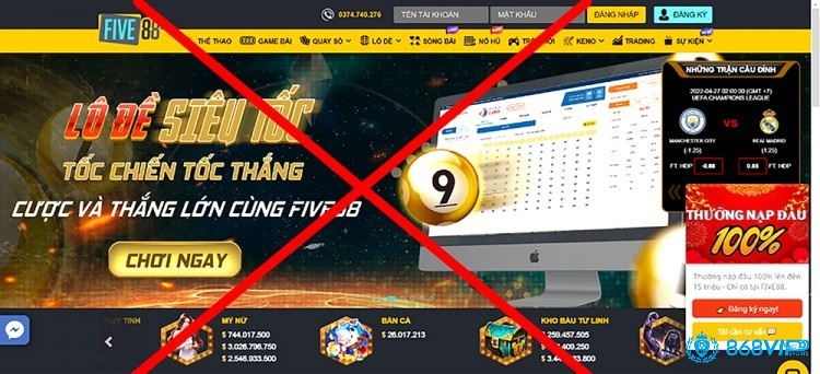 Mọi hình thức cờ bạc trực tuyến đổi thưởng đều trái pháp luật và bị xử lý nghiêm theo luật Việt Nam