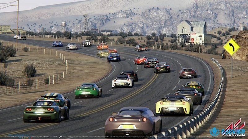 Các đường đua trong Assetto Corsa được thiết kế tỉ mỉ chân thực đến từng chi tiết