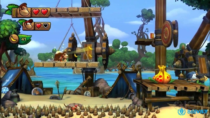 Các nhiệm vụ trong game đa dạng với nhiều thử thách giúp chú khỉ của bạn giải phóng hòn đảo của mình