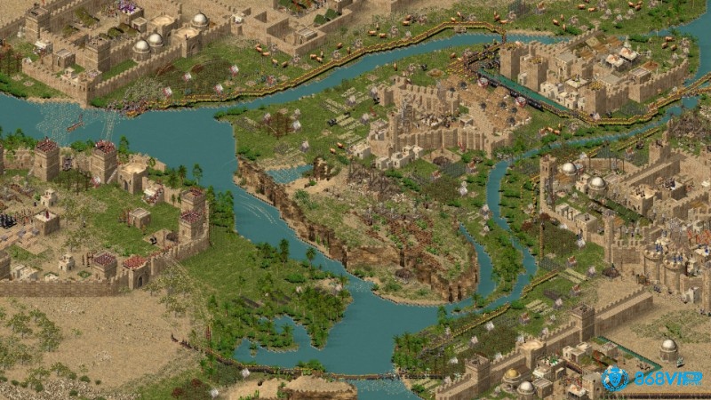 Game Stronghold Crusader HD có đồ họa đẹp mắt và sống động hơn phiên bản cũ