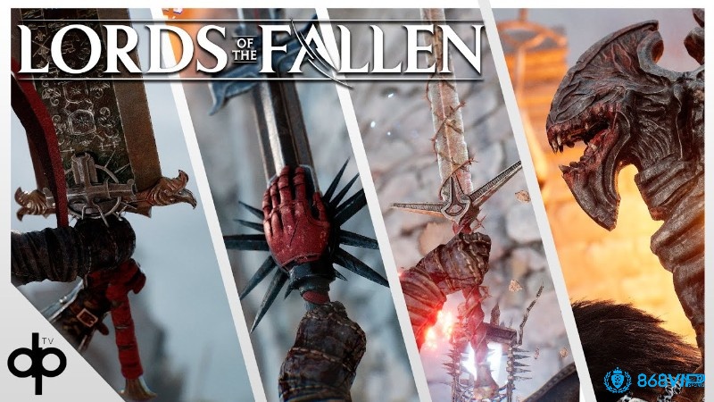 Vũ khí và giáp trong game Lords of the Fallen 2023 hỗ trợ nhiều phong cách build