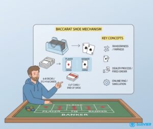 Shoe là gì trong Baccarat? Cơ chế vận hành & chiến lược chơi