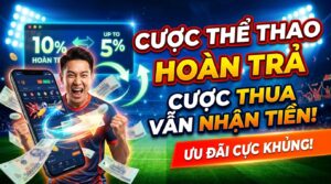 Cược thể thao hoàn trả: Cược thua vẫn nhận tiền, ưu đãi khủng!