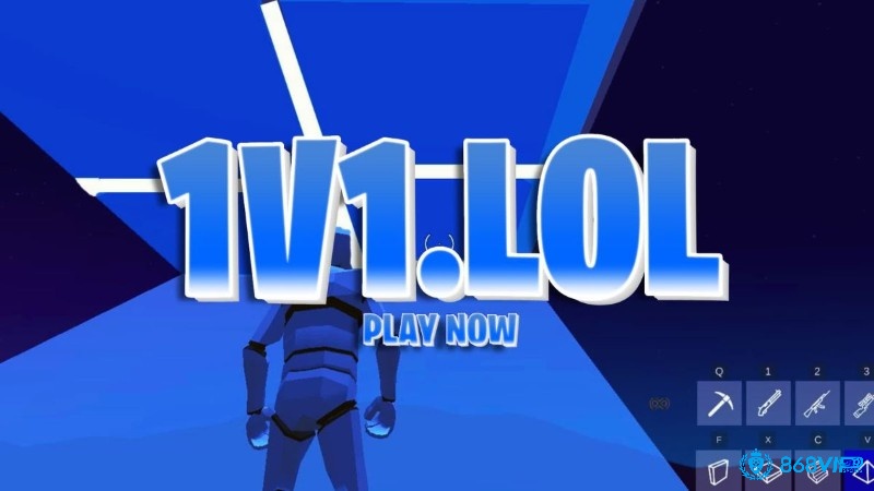 1v1 LOL là game bắn súng trên web kết hợp xây dựng công trình và đối kháng tốc độ cao