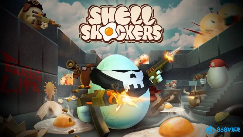 Shell Shockers là game bắn súng trên web với nhân vật quả trứng độc đáo và vui nhộn